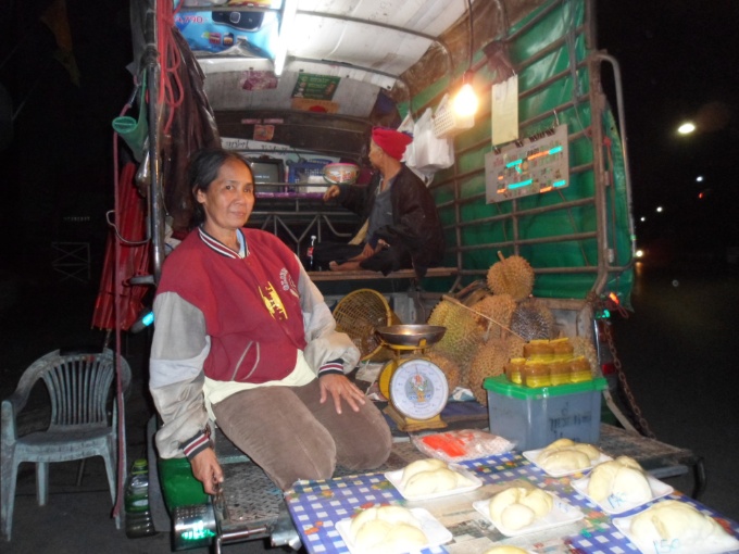 Vendeurs de Durian