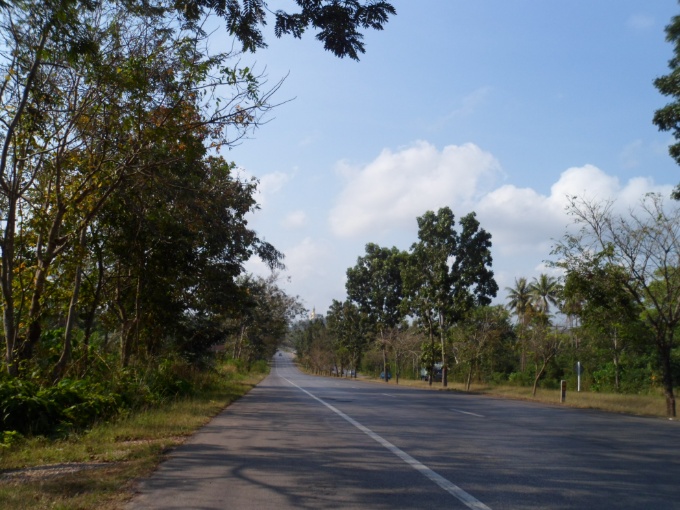 Sur la route à grande circulation