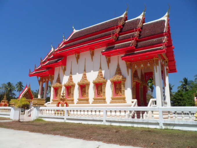 Un temple sur le parcours