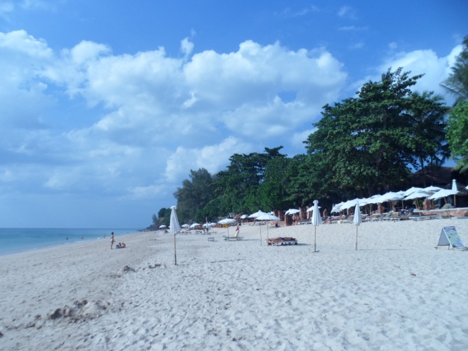 Côté Nord de la plage