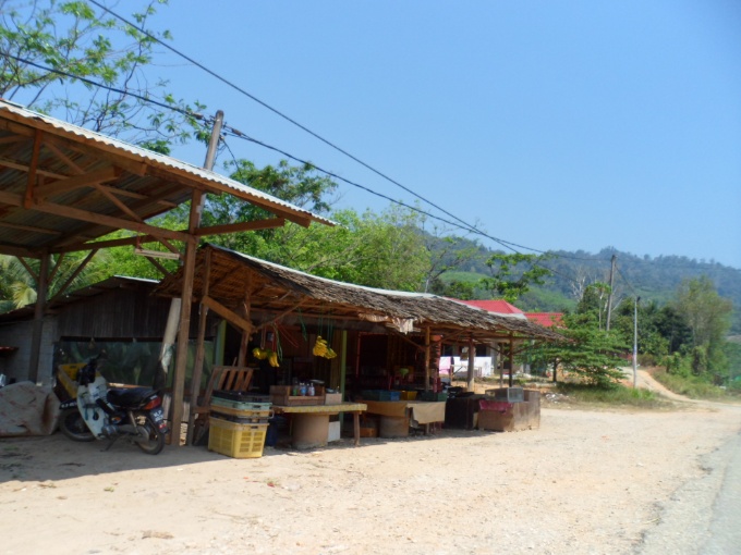 Sur la route entre Gua Musang et Dabong