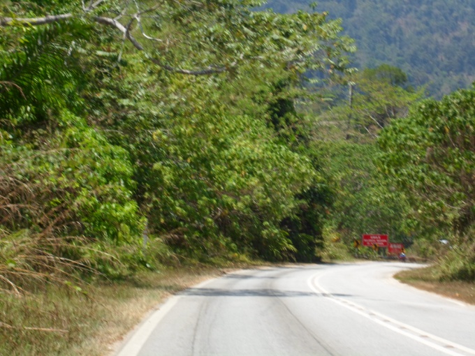 Sur la route entre Gua Musang et Dabong