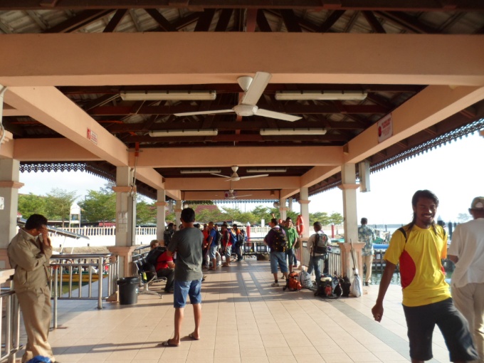 Quai d'embarquement à Kuala Besut