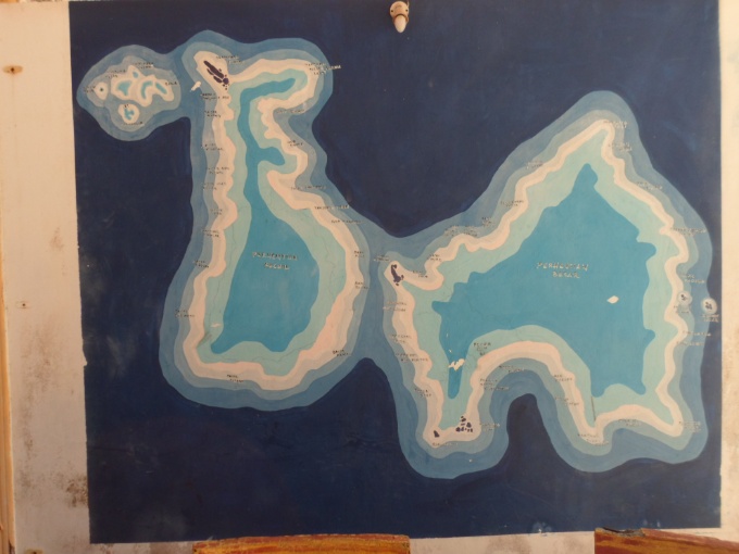 Vague carte des îles Perhentians