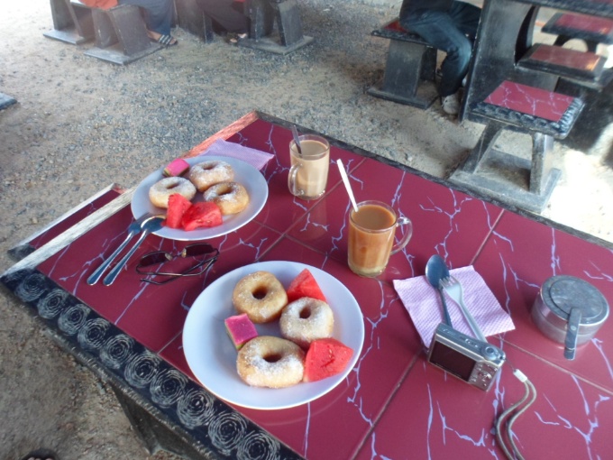 Notre petit déjeuner à Dungun