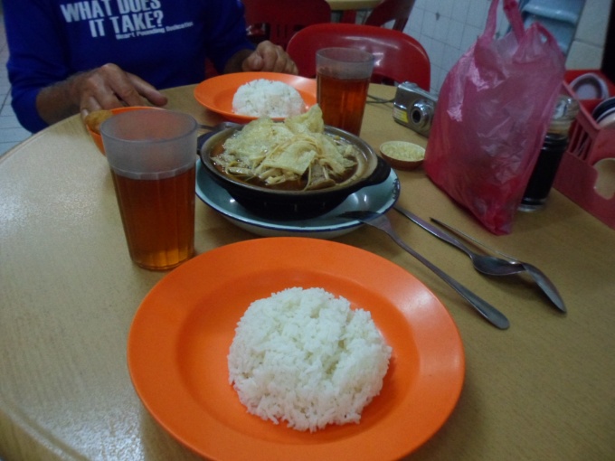 Notre dîner à Kuantan