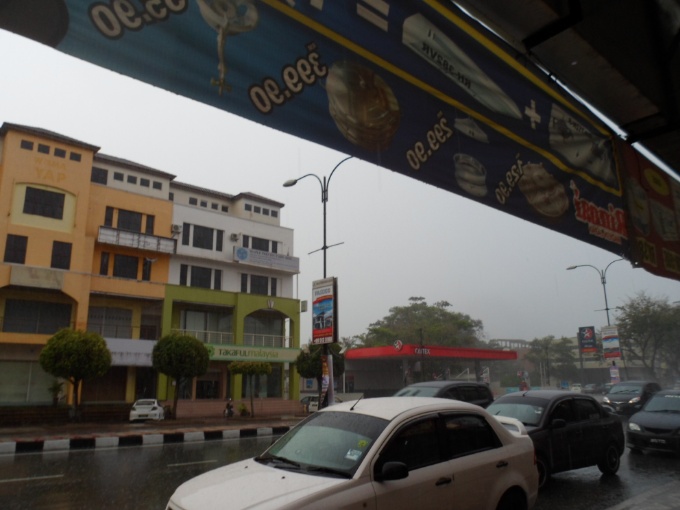La pluie du matin à Kuantan